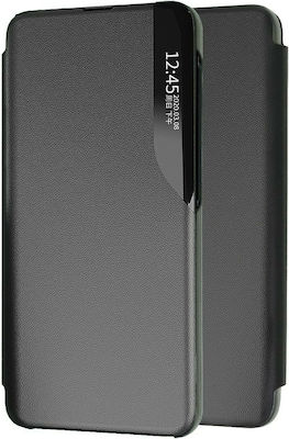 Ancus Smart Flip Synthetic Leather Book Black (iPhone 12 / 12 Pro)