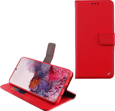 Volte-Tel Allure Magnet Synthetic Leather Wallet Red (Galaxy S20)