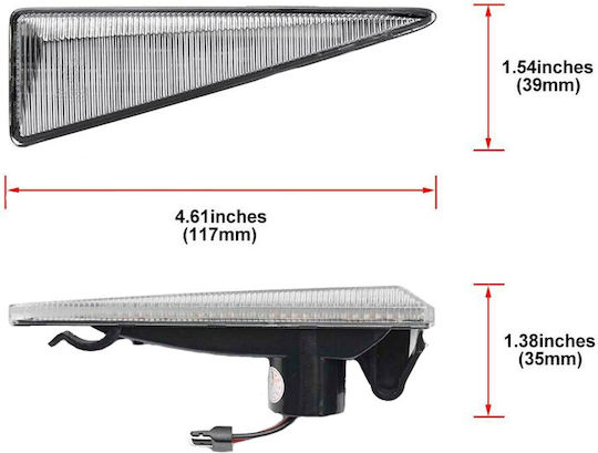 Flash Lumini LED pentru Renault Megane / Paisaj 2buc