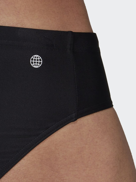 Performance Solid Men's Swimwear Slip Black