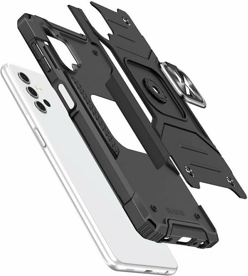 Wozinsky Ring Armor Back Cover Πλαστικό Μαύρο (Galaxy A32 5G)