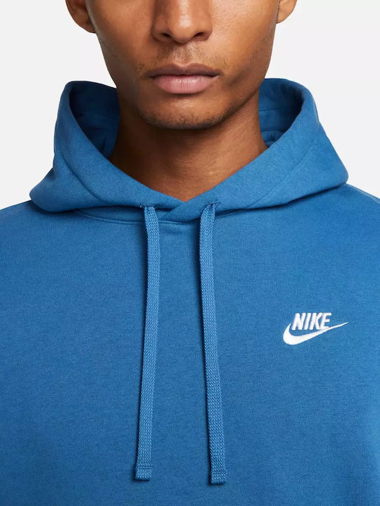 Sweatshirt with Hood Marina Blue