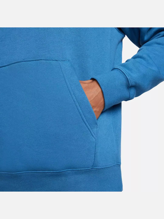 Sweatshirt with Hood Marina Blue