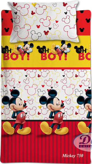 Dimcol Детско Одеяло Единично Mickey Многоцветно 160x240см