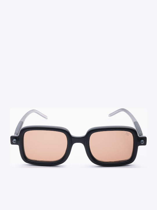 AV Sunglasses Summit Unisex Γυαλιά Ηλίου με Κοκκάλινο Σκελετό Black Matt