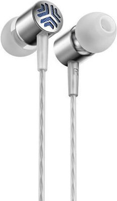 Fiio Ακουστικά Ψείρες In Ear JadeAudio JD3 Ασημί