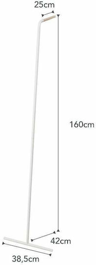Yamazaki Tower Slim Wall Mounted Metallic White 7550