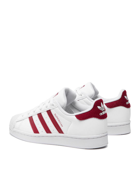 Superstar Superstar Kids Sneakers Cloud White / Team Colleg Burgundy