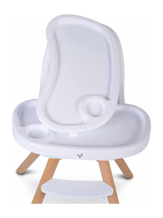 Cangaroo Hygge Столово Столче 2 В 1 С Регулируема Височина Ментово