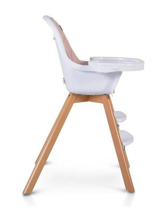 Cangaroo Hygge Столово Столче 2 В 1 С Регулируема Височина Розово