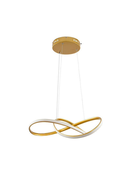 GloboStar Dexter Pendant Light Gold 56x56x14cm
