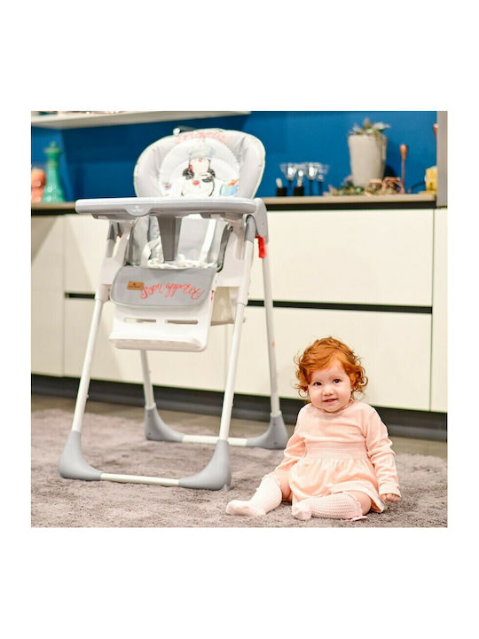 Lorelli Cryspi Foldable Baby Highchair with Adjustable Height Green Frosty