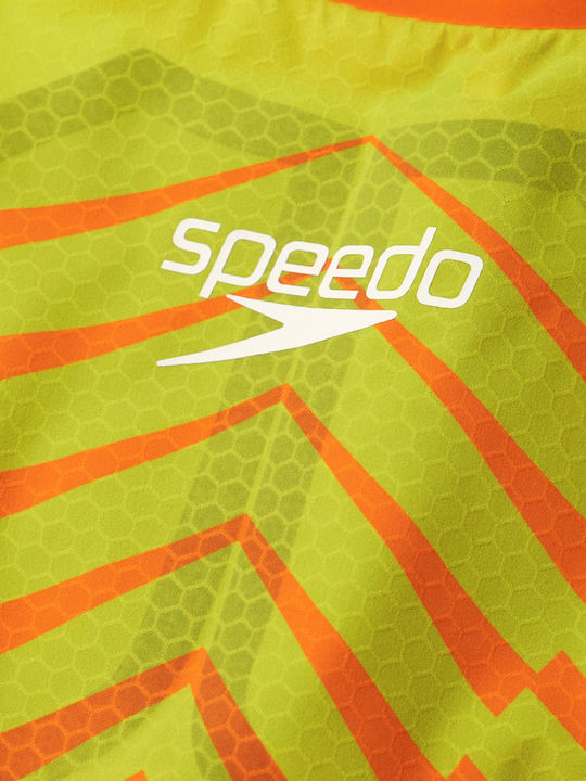 Speedo Fastskin LZR Pure Intent Closedback 11975G609 Femeiesc Costum de Baie de Competiție Întreg pentru Înot Portocaliu