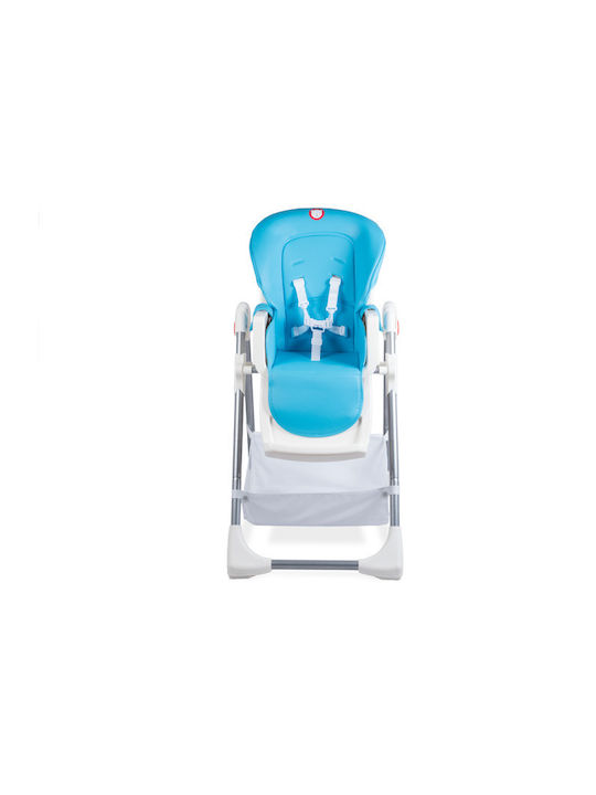 Lionelo Linn Plus Scaun Înalt De Masă Bebe Pliabil Cu Înălțime Reglabilă Albastru