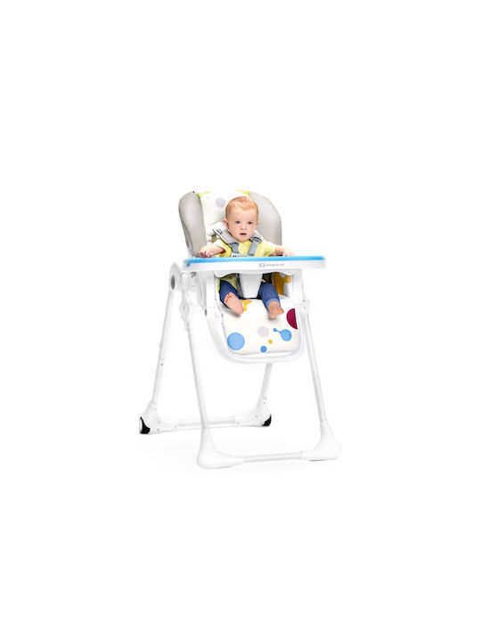 Kinderkraft Yummy Scaun Înalt De Masă Bebe Pliabil Cu Înălțime Reglabilă Multicolor