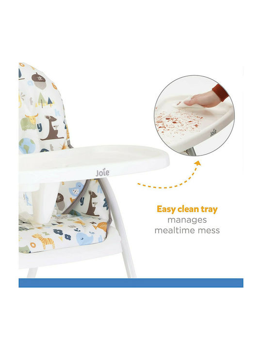 Joie Multi Mimzy Foldable Highchair 2 in 1 White