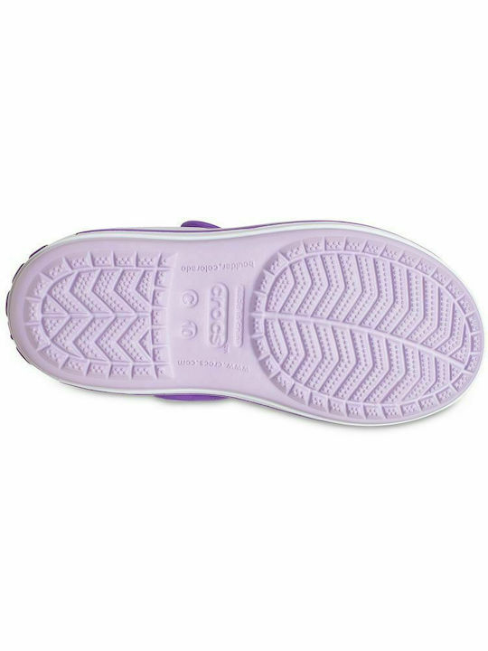 Crocband Children's Anatomical Beach Shoes Purple