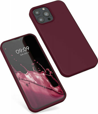 KWmobile Rubberized Silicone Back Cover Tawny Red (iPhone 13 Pro Max)