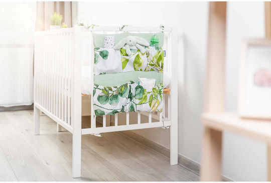 Sensillo Nursery Storage Basket Crib Bumper 02006 Green