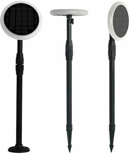 V-TAC VT-943 Σετ 2 Καρφωτά Ηλιακά Φωτιστικά 3W 260lm Θερμό Λευκό 3000K με Φωτοκύτταρο IP65
