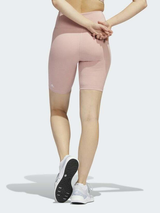 Adidas Optime Ausbildung Frauen Fahrrad Leggings Hochgeschnitten Wonder Mauve Melange