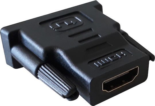 Techly Μετατροπέας DVI-D male σε HDMI female 1τμχ IADAP-HDMI-651