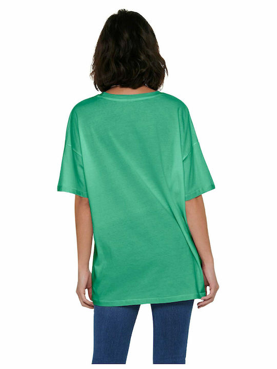 Only Damen Oversized T-Shirt Winter Green