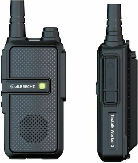 Albrecht Tectalk Worker 3 Ασύρματος Πομποδέκτης PMR χωρίς Οθόνη Σετ 2τμχ