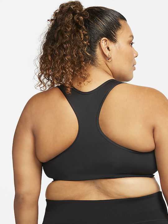 Dri-Fit Swoosh Plus Size Damen Sport-BH Schwarz