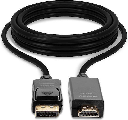 Lindy Cable DisplayPort male - HDMI male 0.5m Black (36920)