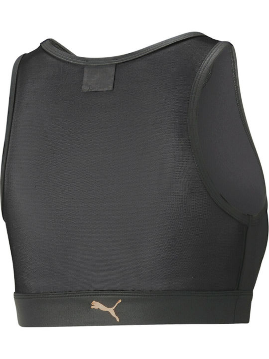 Moto Women's Sports Bra without Padding Black