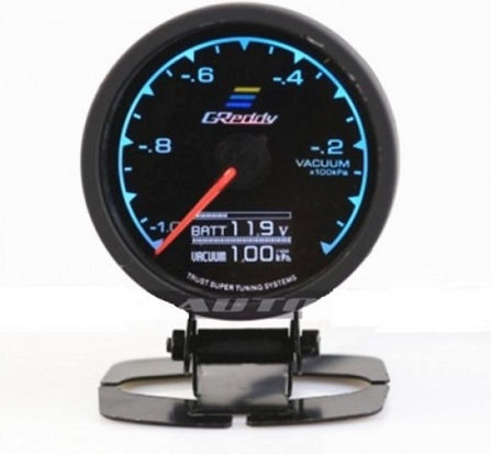 Car Barometer and Voltmeter Digital Instrument 62mm