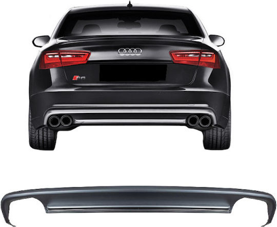 Carner Diffusor Auto Rückseite Stoßstange Kompatibel mit Audi A6 C7 2011-2015