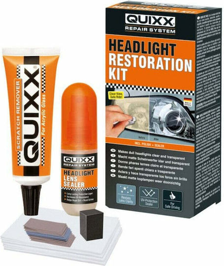 Quixx Headlight Restoration Set Set Restoration of Car Headlights