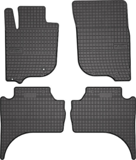 Frogum Set of Front and Rear Mats 4pcs for Mitsubishi L200 2019 Black