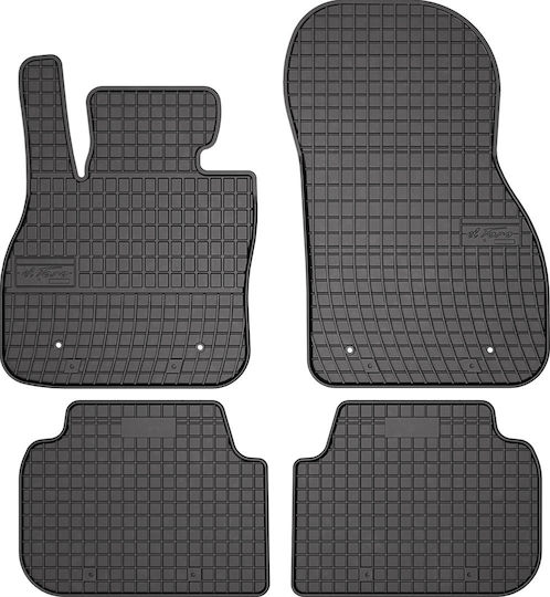 Frogum Set of Front and Rear Mats 4pcs for Mini Clubman 2007 Black