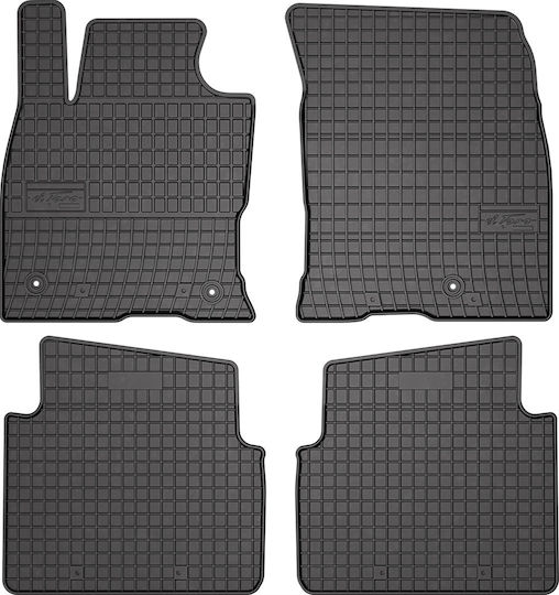 Frogum Set of Front and Rear Mats 4pcs for Ford Kuga 2019 Black