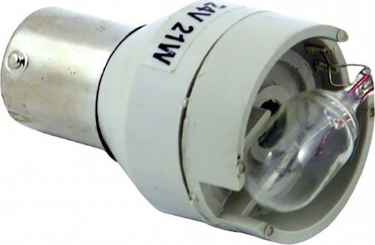 Car+ Lampen Auto P21W-BA15S-1156 Halogen Rot 12V 21W 1Stück