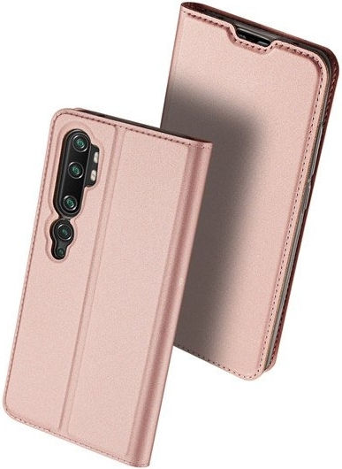 Dux Ducis Skin Pro Книга Изкуствена кожа Розово злато (Xiaomi Mi Note 10 / Mi Note 10 Pro)