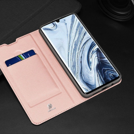 Dux Ducis Skin Pro Книга Изкуствена кожа Розово злато (Xiaomi Mi Note 10 / Mi Note 10 Pro)
