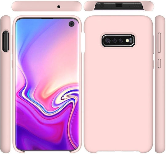 Hurtel Back Cover Silicone 2mm Pink (Galaxy S10)