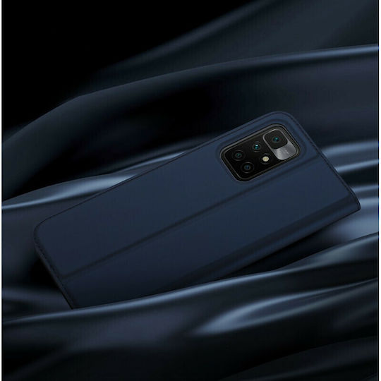 Dux Ducis Skin Pro Книга Изкуствена кожа Син (Redmi 10 / 10 2022)