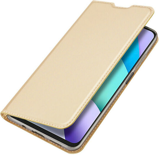 Dux Ducis Skin Pro Book Δερματίνης Χρυσό (Redmi 10 / 10 2022)