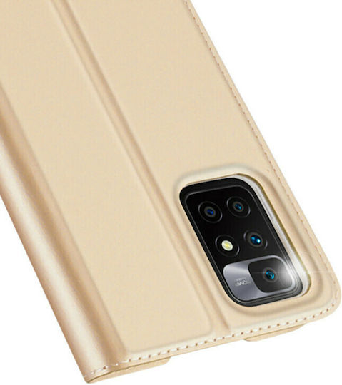 Dux Ducis Skin Pro Book Δερματίνης Χρυσό (Redmi 10 / 10 2022)