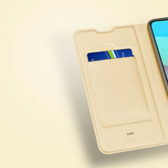 Dux Ducis Skin Pro Book Δερματίνης Χρυσό (Redmi 10 / 10 2022)
