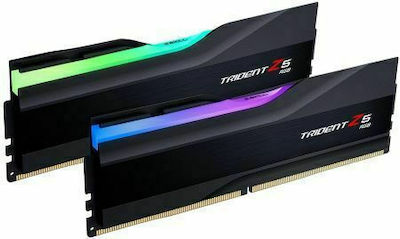 G.Skill Trident Z5 RGB 32GB DDR5 RAM cu 2 module (2x16GB) și Viteză 5600 pentru Desktop