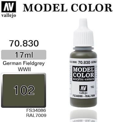 Acrylicos Vallejo Model Model Making Paint German Fieldgrey WWII 17ml 70.830