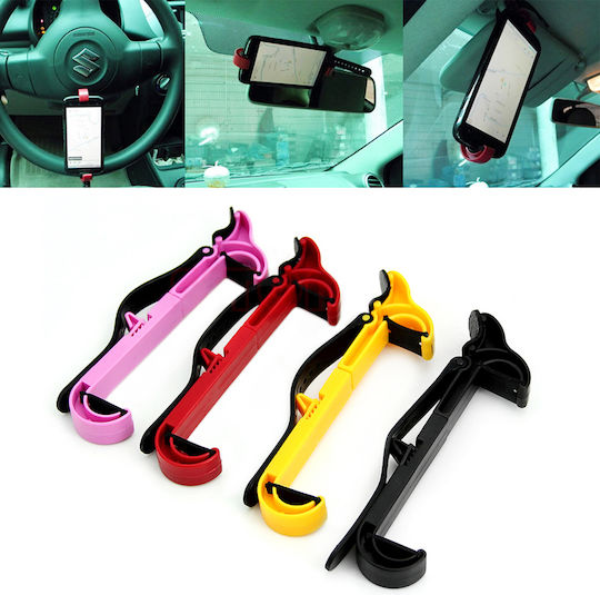 Autoline Wheel Holder Pink Поставка за Мобилен Телефон за Кола с регулируеми куки Розов 9990000007394