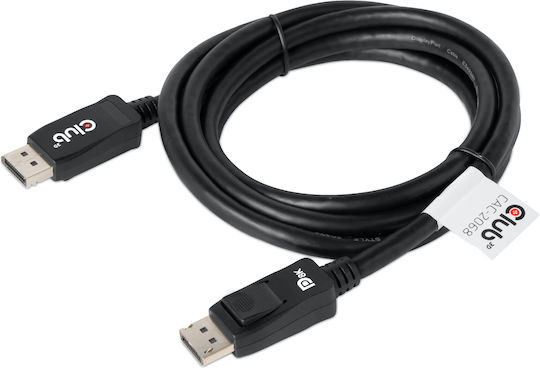 Club3D Cable DisplayPort Male - DisplayPort Male 1.4m Black (CAC-2068)