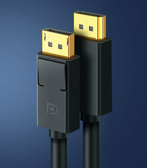 Ugreen Cable DisplayPort male - DisplayPort male 1.5m Μαύρο (10245)